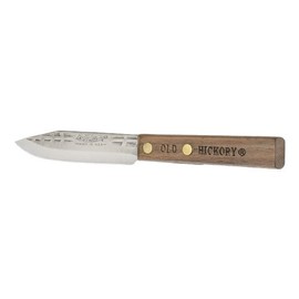 Ontario Knife Household Knife Paring 3-1/4" Carbon Hickory Handle Carded