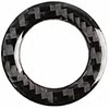 Winterwell Car Interior Carbon Fiber Engine Start Button Ring Cover