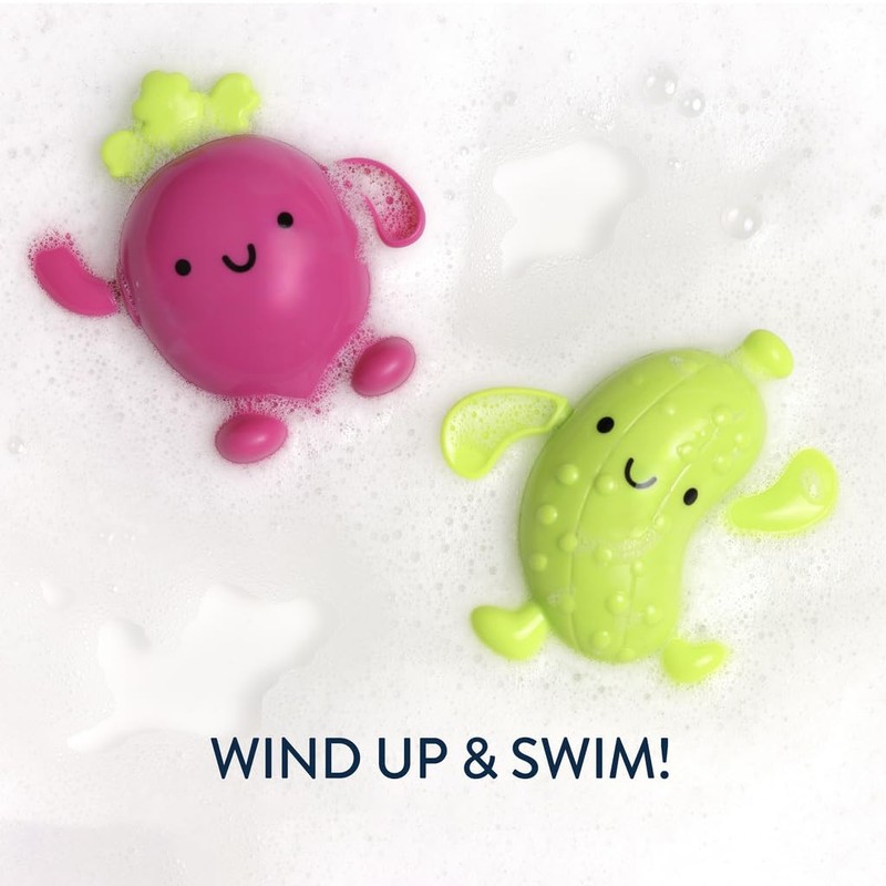Itzy Ritzy Wind-Up Swimming Bath Toys – Set of 2