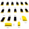 Hand Sanding Block Set of 16,Interchangeable Assorted Contoured Profile Sanding