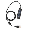 H901 USB Plug QD Cable Adaptor Adjustable Volume Call Center