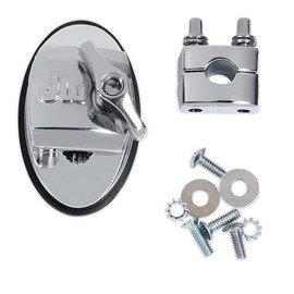 SATIN CHROME TOM BRACKET W/ MEM LOCK FOR