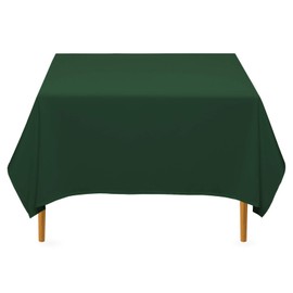 Lann's Linens - 70" Square Premium Tablecloth for Wedding/Banquet/Restaurant - Polyester Fabric Table Cloth - Hunter Green