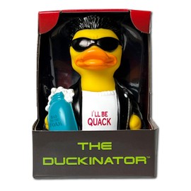 CelebriDucks - The Duckinator - Floating Rubber Ducks - Collectible Bath Toy Gift for Kids & Adults of All Ages