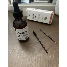 Castor Oil Aceite Ricino Crecimiento Pestañas Cejas Cabello                                                                                           