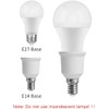 Zodazoqa 5 Pcs E14 to E27 Socket Converter, Adapter Converter,