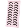 wiwoseo Eyelashes Russian Strip Lashes D Curly Natural Wispy Fluffy