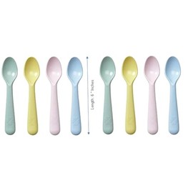 IKEA KALAS 8 no of Spoon, mixed colors, Plastic