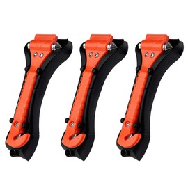 TERRARIDE Emergency Hammer Car with Seat Belt Cutter, Safety Hammer, Easy to Carry and Install, as a Rescue Tool in Emergency to Hammer Window in Emergency, Suitable for Buses Cars