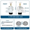 2025 Upgrade 385314349 RV Toilet Water Valve Kit Replacement for