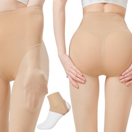 Golf Stockings Golf Leggings Thermal Tights for Women Footless Tights Warm Pantyhose Stirrup Leggings Skin Color 100D