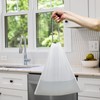 4 Gallon Trash-Bags Small-Bathroom Garbage-Bag Drawstring - Strong Kitchen White