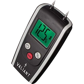 Valiant FIR421 Digital Moisture Meter for Firewood Timber and Brickwork, Black