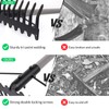 Walensee 5.4FT Bow Rake Heavy Duty Garden Rake with Stainless