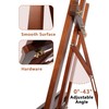 DJAR Wooden Art Easel for Painting,Adjustable Pine Wood Floor Easels