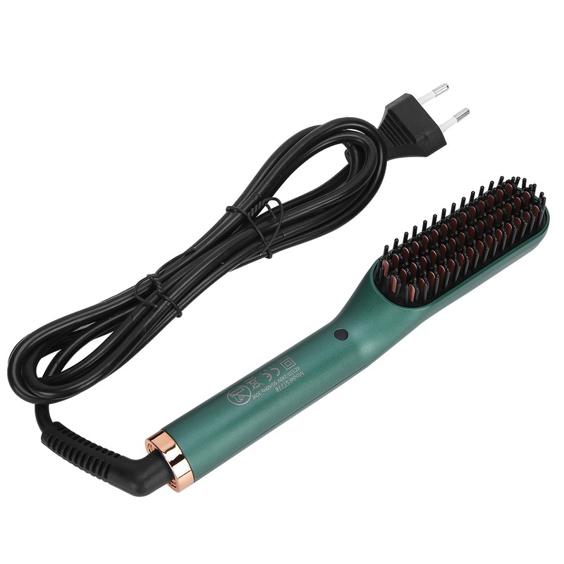 Beard Straightener Electric Digital Beard Straightening Comb for Men 110‑240V