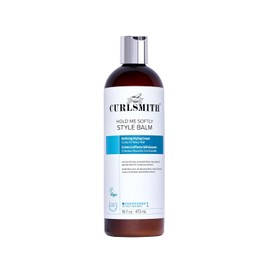 Curlsmith – Bálsamo de estilo suave – Crema vegana para cabello ondulado y rizado, aspecto natural XL (16 oz)