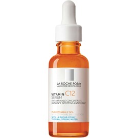 La Roche-Posay Pure Vitamin C12, Sérum Facial Antioxidante con 12% de Vitamina C, Antiarrugas, Mayor Luminosidad, Textura Ligera, para Pieles Sensibles, 30 ml