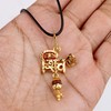 Rudra Empire Spiritual Shiva Pendant with Rudrakha and Trishul Locket