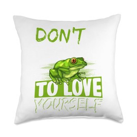 Frog Catcher and Amphibian Hunter Designs Catching Design for an Frog Hunting Fan Throw Pillow, 18x18, Multicolor