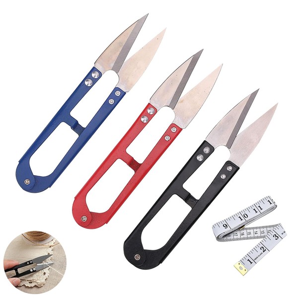 3PCS Small Scissors, Sewing Scissors, Dressmaking Scissors, Crochet Scissors, Plant