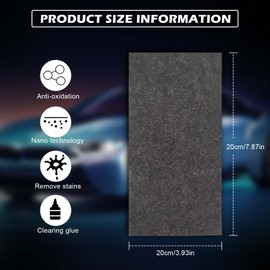 TINGTING Nano Sparkle Tuch Auto Kratzer Original, 2024 Upgrade Nanosparkle Tuch Original Entfernen Reparatur Nano Sparkle Tuch für Auto Kratzer für Reparatur von leichten Kratzfarben(6PCS)