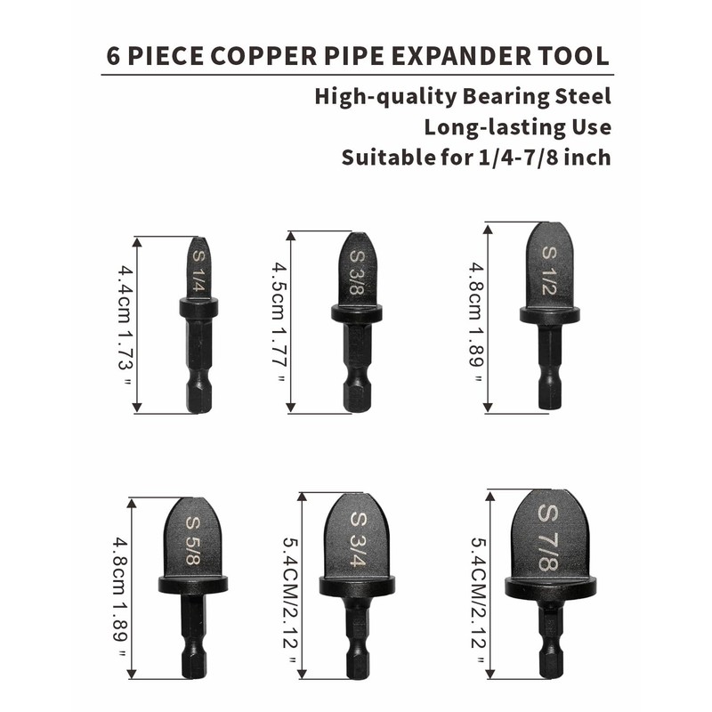 Tube Expander,HVAC Repairing Pipe Swaging Tool,Tube Expander Tool for Expanding