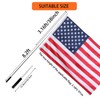 8.2ft Telescopic Flag Pole,Stainless Steel Handheld Portable Extendable Retractable Flagpole