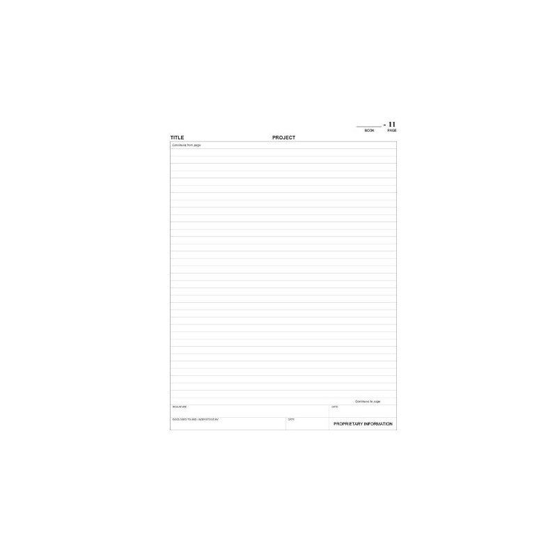 BookFactory Blue Engineering Notebook/Graph Paper Notebook - 240 Pages (.25''
