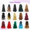 24Inch French Curl Braiding Hair 8 Packs Loose Wavy Spanish