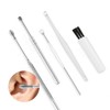 Portable Stainless Steel Ear Pick Set of 6 Set 5ea
