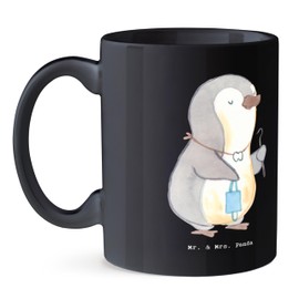 Mr. & Mrs. Panda Tasse Ich bin Zahntechniker - ein bisschen verrückt, unglaublich liebenswert, aber immer zahngenau! - Geschenk, Teebecher,
