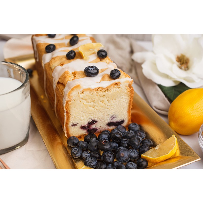 Emily's Heirloom Pound Cakes Lemon Blueberry Buttermilk HALF Loaf