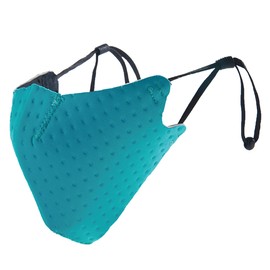 Co-que Air Mask, Easy to Breathe and Prevent Fogging, Washable Mask, Medium Size, Turquoise