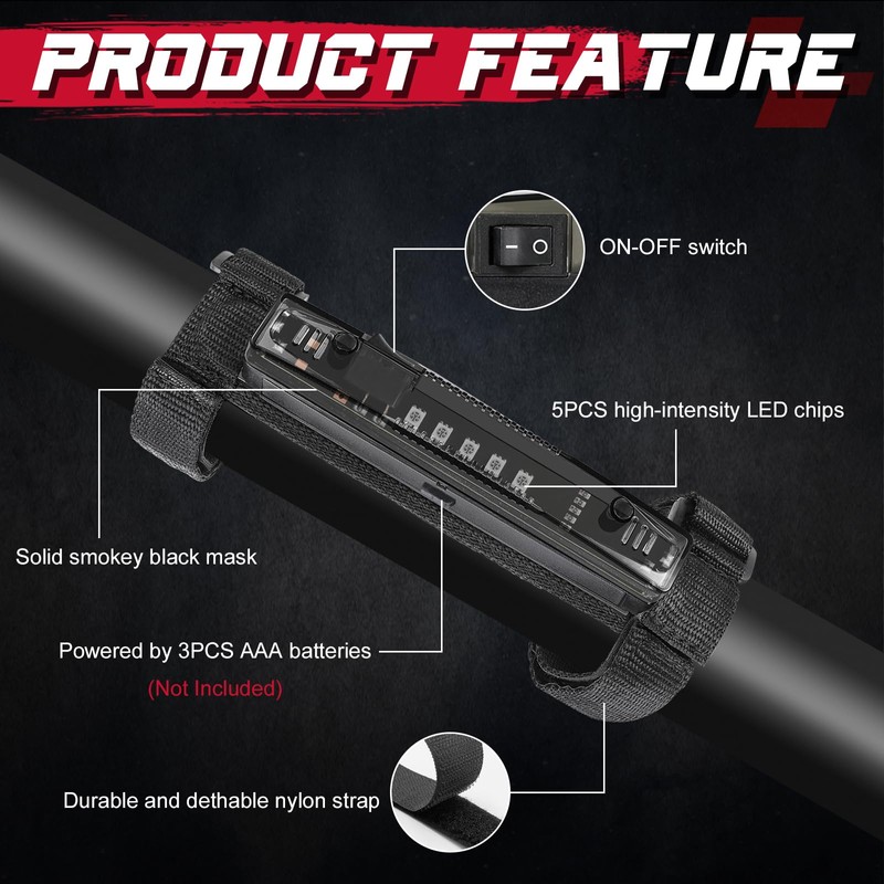 OFFROADTOWN LED Dome Light Universal Roll Bar Mount UTV Dome