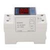 Voltage Current Meter Din Rail Double Display Display Monitor Single