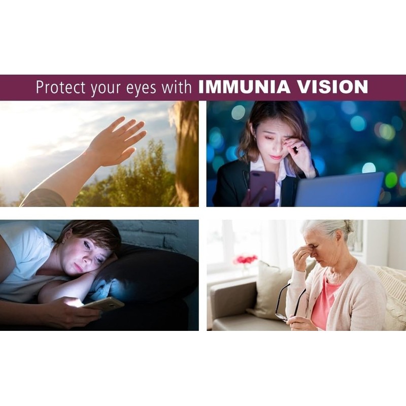 Immunia Vision. Lutein, Wild Blueberry, and Elderberry Concentrate. Eye Health