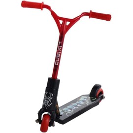 Clockjuan 1Pc Red Mini Finger Scooter, Cute Mini Skateboards Plastic Finger Skateboards Finger Sport Toy Interactive Finger Toys Photography Props，Finger Boards Finger Bikes