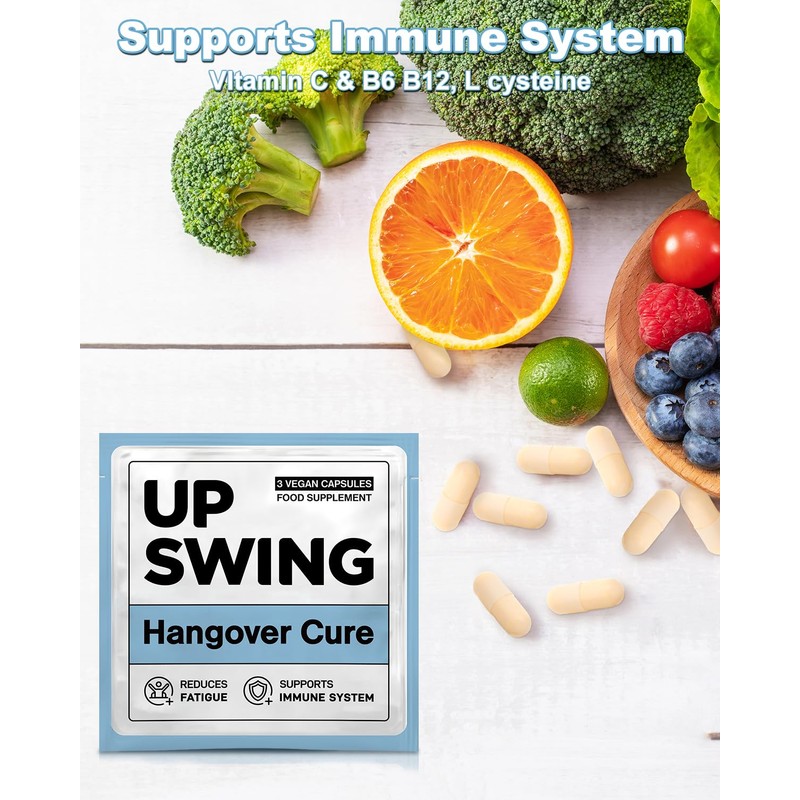 Upswing Upswing Pre & Post Drinking Supplement, Party Recovery &