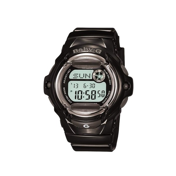 Casio Women's Baby G Quartz Watch with Resin Strap, Black,