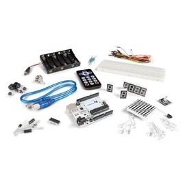 Whadda Complete Arduino® Starter Kit for Beginners, Learn the Basics of Electronics with Breadboard, LEDs, Resistors, Buzzer