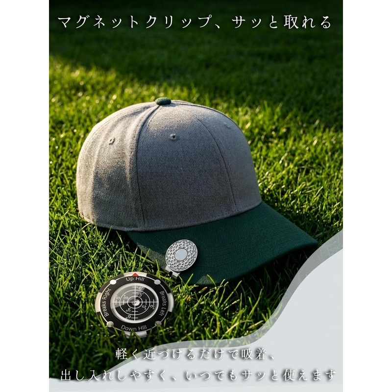 Golf Marker Magnetic Hat Cap Clip Green Marker Ball Marker