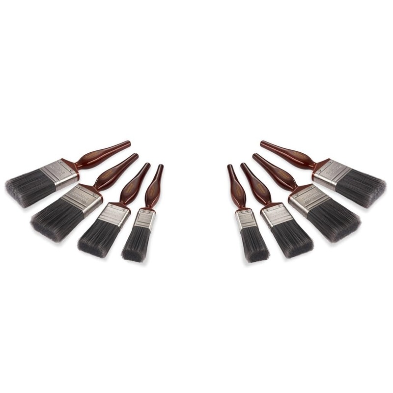 Hamilton Perfection Cleanedge Flat Brushes Twin Set - 8 Brushes