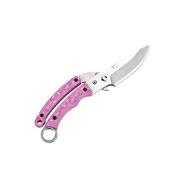 NOX REX Heavy Duty Kitchen shears, all Purpose shears for food, Poultry Scissors, Stainless Steel Kitchen Scissors for camping, baking G10 Donut Pink