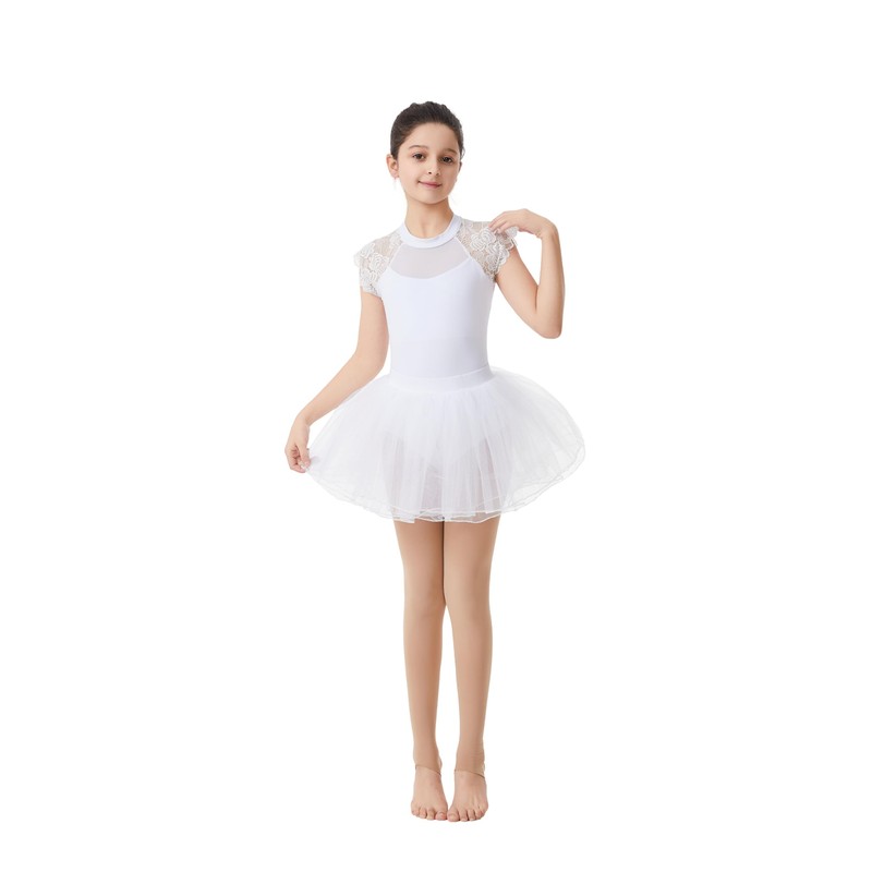 Frola Girls' Ultra Soft Stirrup Dance Tights,Suntan,4-6 Years