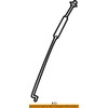 Genuine Toyota 53440-08010 Hood Support Assembly
