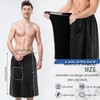 HunnmingRe Sauna Towels for Men Adjustable Quick Drying Bath Towel