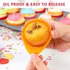 Caperci Standard Orange Cupcake Muffin Liners 500-Count, No Smell, Food