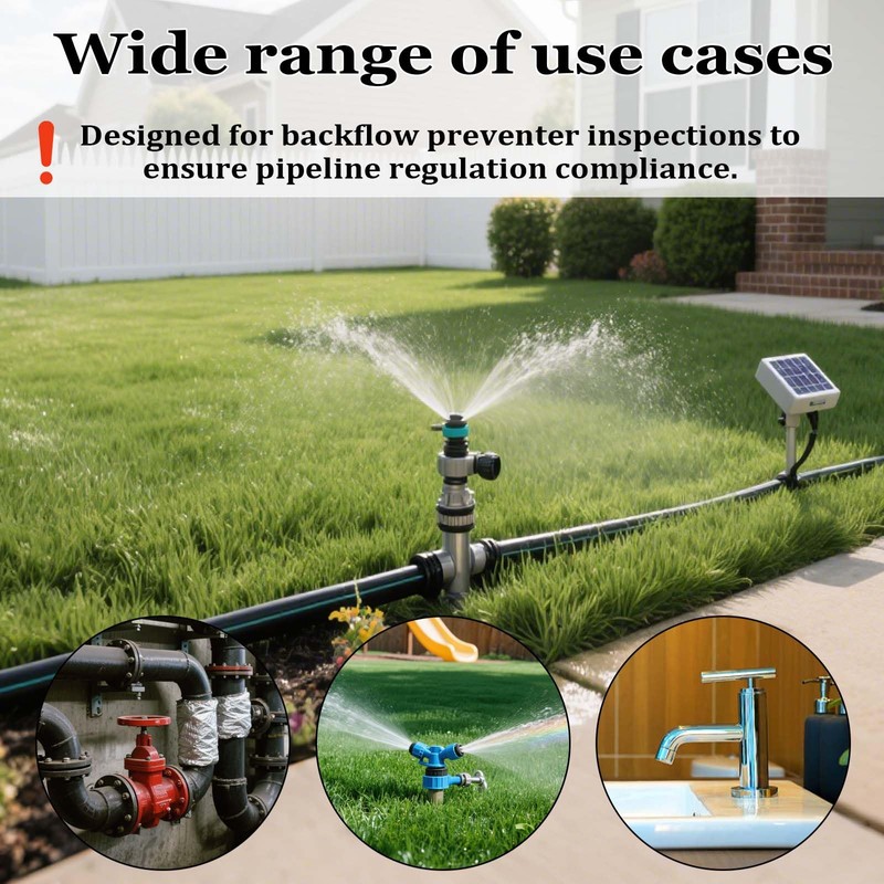 100 Pack Waterproof Backflow Inspection Tags,with Steel Wires,Maintenance Record Tag