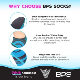 BPS Smart Neoprene Socks (Blue V2, X-Large)
